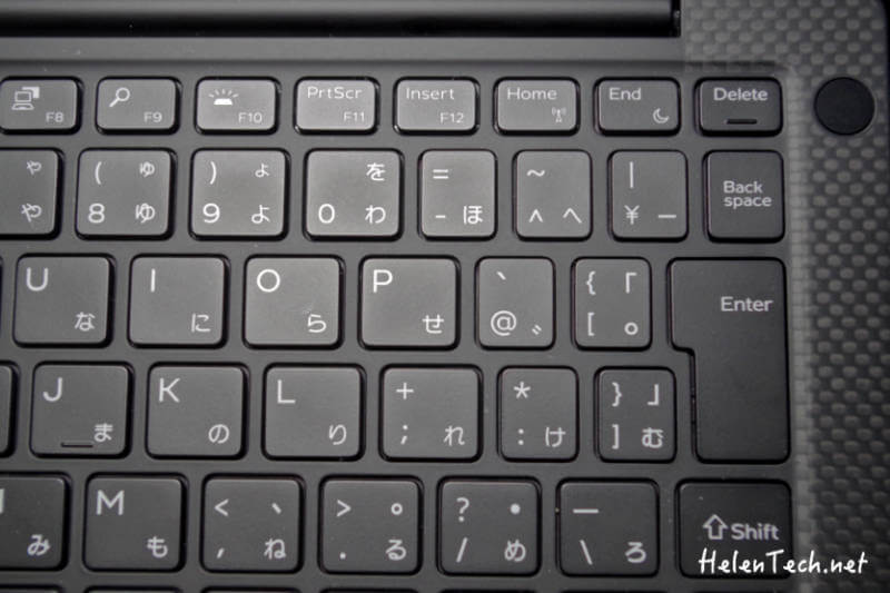 review XPS13 keyboard up