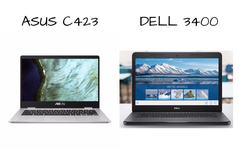 asus and dell chromebook 14' 01