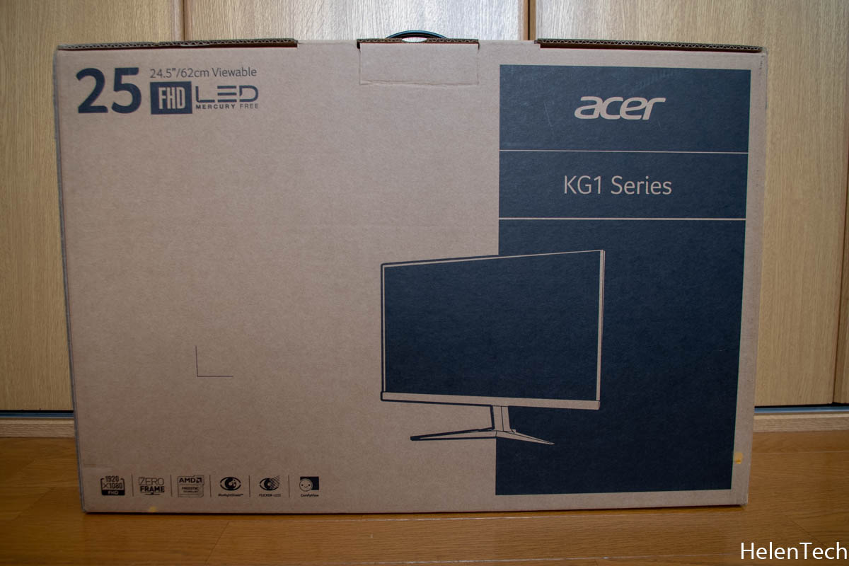 Acerのゲーミングモニター｢KG251QGbmiix 24.5インチ｣を購入したので 
