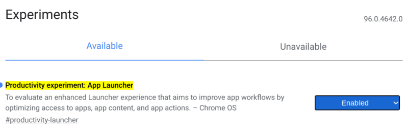 Chromebookの新しいアプリランチャーがChrome OS Canaryで動作するようになりました