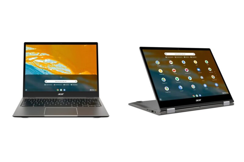 Acerが新しいChromebookを3機種発表。MediaTek Kompanio 1380搭載した｢Spin 513｣とスタンダードな｢314 / 315｣