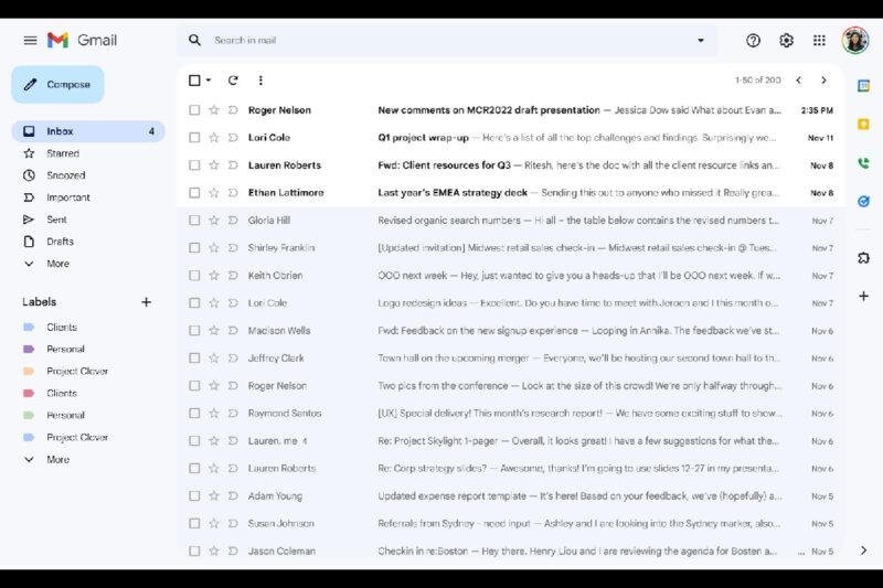 Web版Gmailにチャット等を含まない｢Gmailのみ｣のビューが登場しました