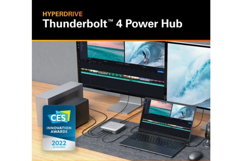 Hyperの電源統合型｢Thunderbolt 4 Power Hub｣がKickstarterに登場
