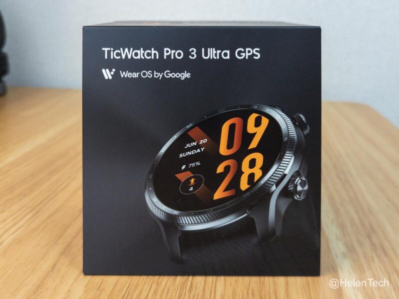 TicWatch Pro 3 Ultra GPS｣の実機レビュー。 Wear OS搭載スマート