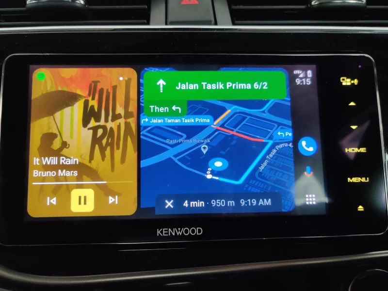 Android Autoが音楽アプリとの2画面表示をサポートするようです