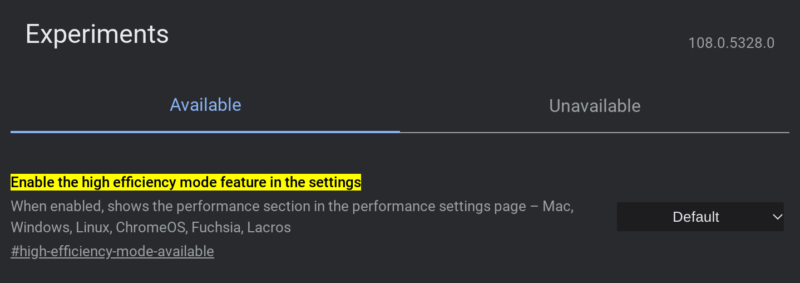 ChromeOS 108 Adds 'Performance Settings' Options to Chrome Browser
