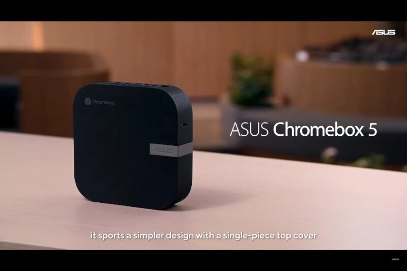CES 2023で｢ASUS Chromebox 5 (CN67)｣も発表。新しいデザインになりました