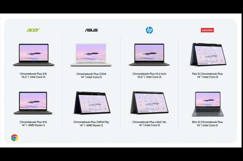 Google が新しい｢Chromebook Plus｣ハードウェアを正式発表