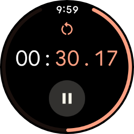 Wear OS の時計アプリがアップデート。アラームとストップウォッチのUIが微調整